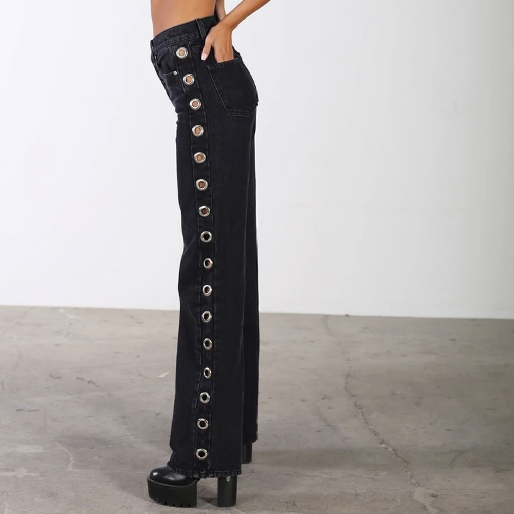 Super 80’s holy grail black revice denim jeans